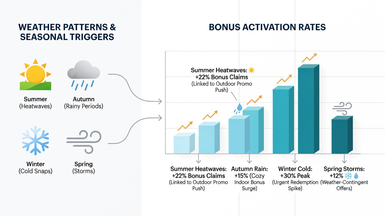 Datenvisualisierung von Bonusaktivierungen im Zusammenhang mit Wetterverläufen über mobile Netzwerke